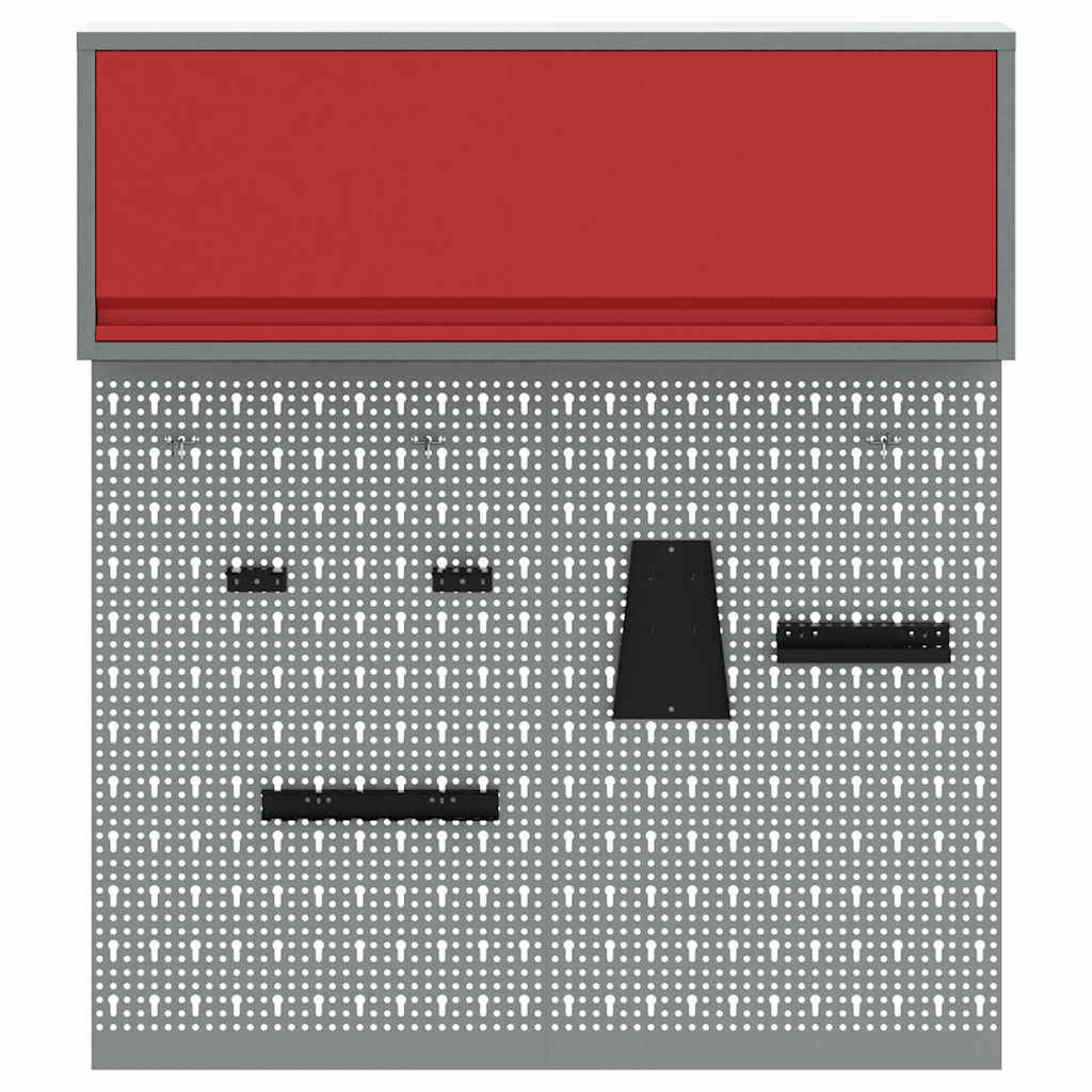 Werkzeugschrank-Set 3 pcs Schwarz Pulverbeschichteter Stahl