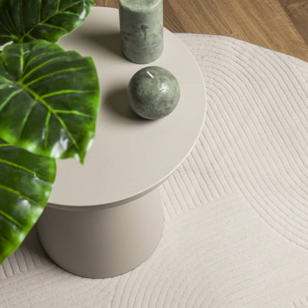 Teppich IZA Kurzflor Skandi-Stil Anthrazit 80x150 cm