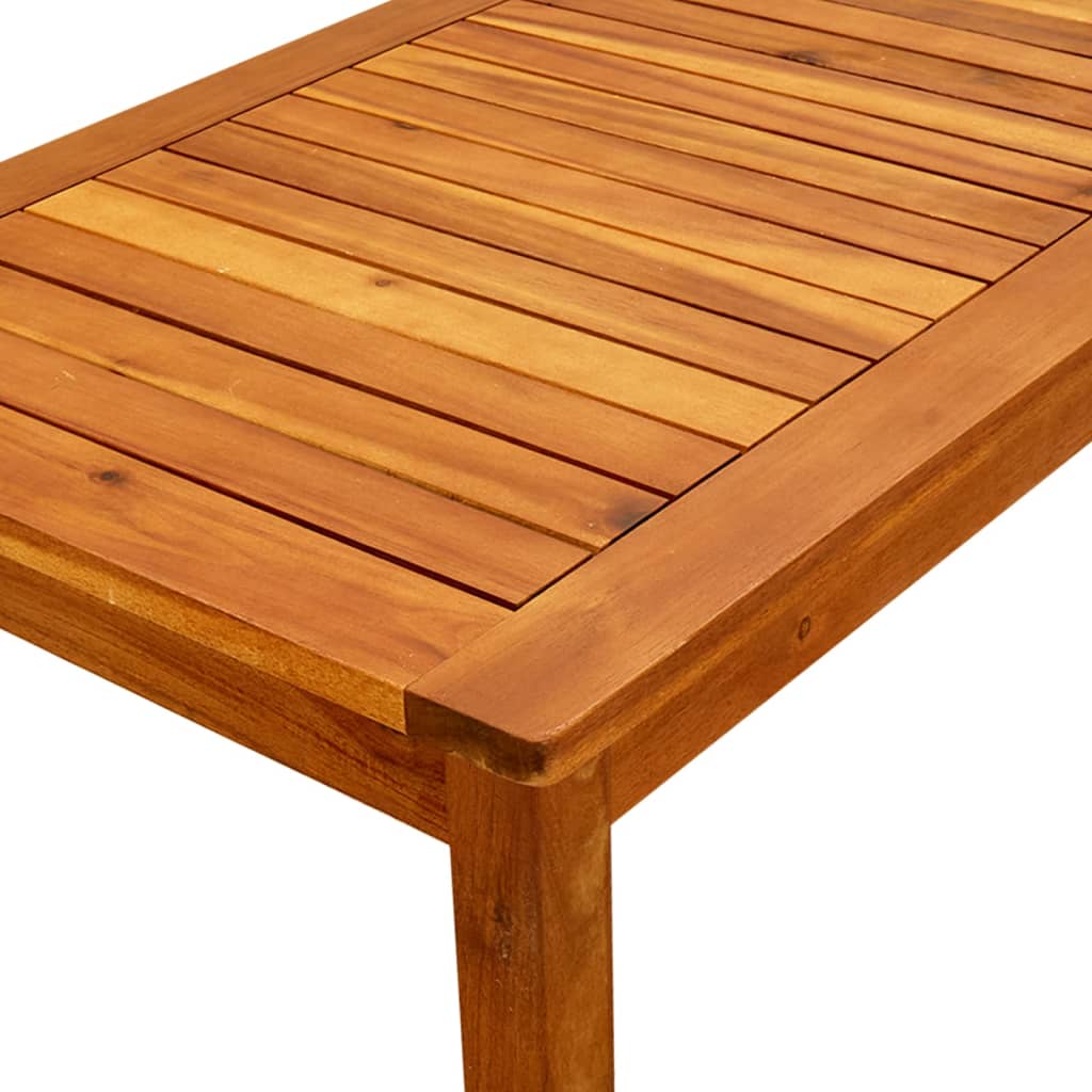 Couchtisch Helles Akazienholz 45 x 45 x 36 cm Massivholz Akazie