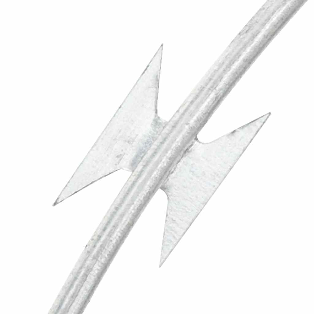 Stacheldraht Concertina Klingendraht Verzinkter Stahl 100 m