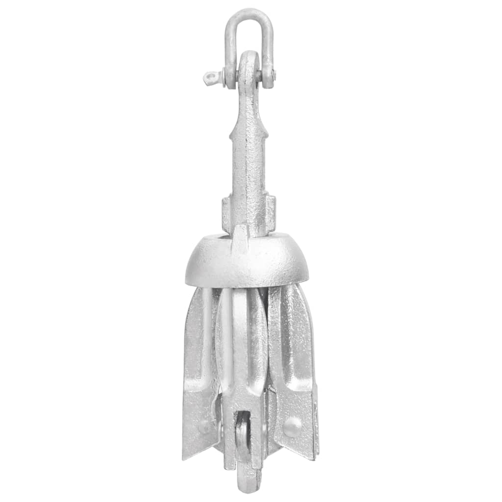 Klappanker Silber 0,7 kg Feuerverzinktes Gusseisen