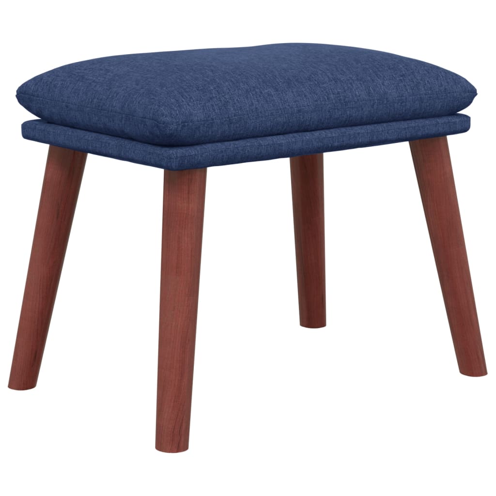 Fußhocker Hellgrau 45x29,5x35 cm Stoff