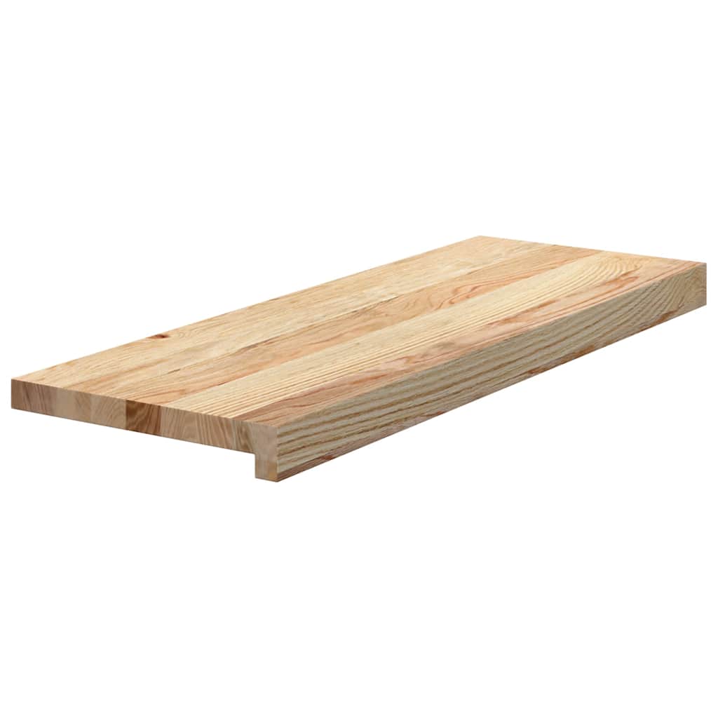 Treppenstufen 4 Stk. Unbehandelt 70x25x2 cm Massivholz Eiche