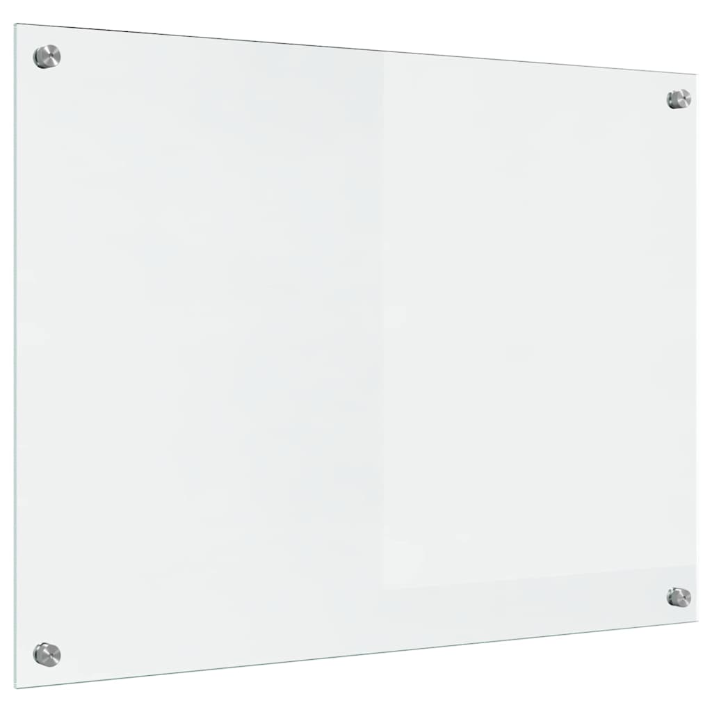 Küchenrückwand 2 pcs Weiß 70 x 40 cm Gehärtetes Glas
