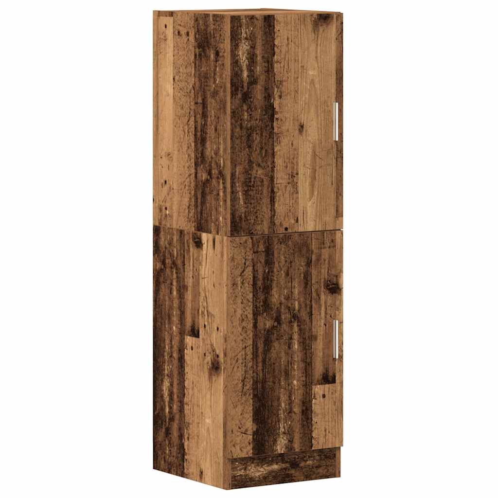 2-tlg. Küchenschrank-Set Weiß Holzwerkstoff