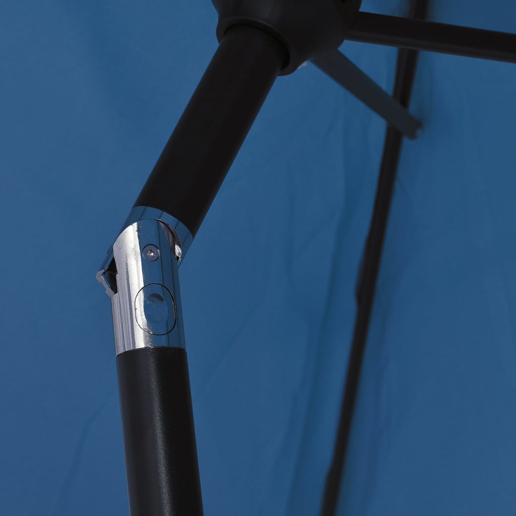 Sonnenschirm mit Metall-Mast 300 cm Bordeauxrot