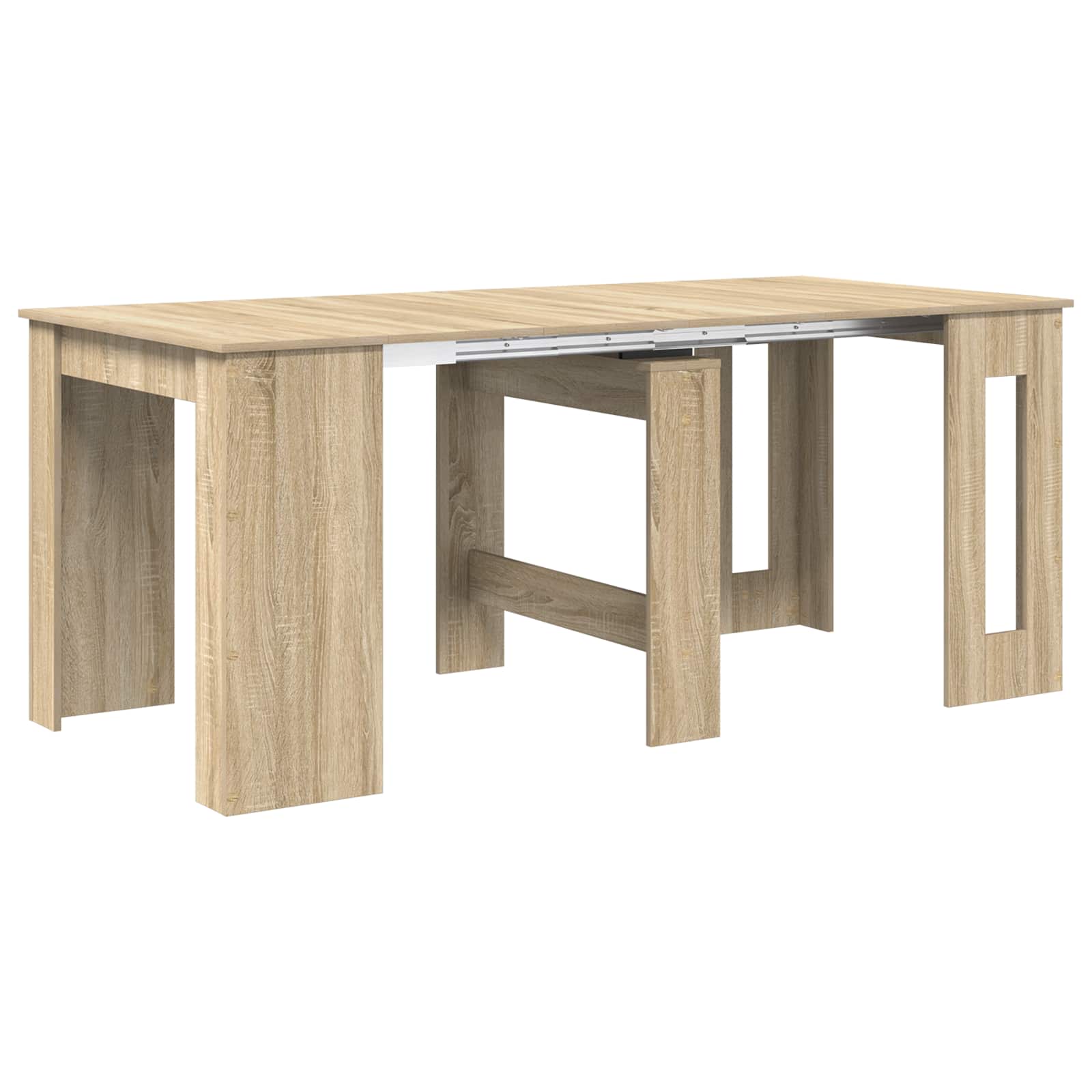Esstisch 180 x 85 x 75 cm Holzwerkstoff Schwarze Eiche