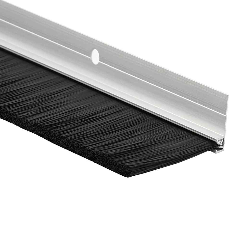 Aufsteck Türbürstendichtungen 2 pcs Braun 100 cm