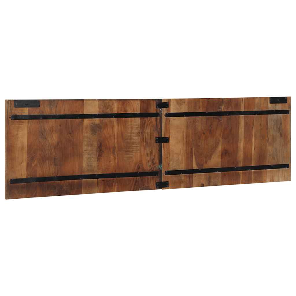 Kopfteil Mehrfarbig 160 cm Massivholz Altholz
