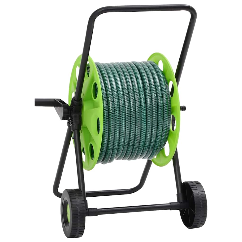 Schlauchtrommel Freistehend Grün mit 20 m Schlauch PVC