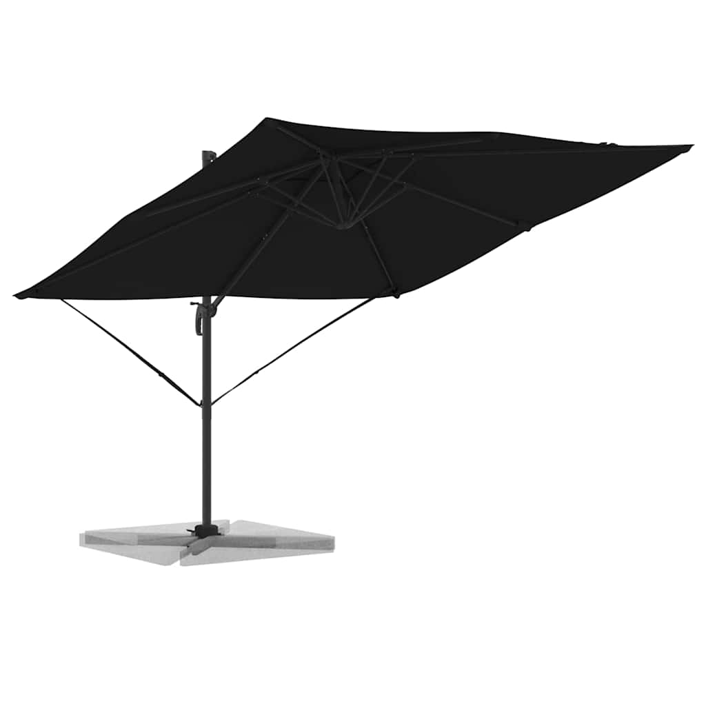 Roma Parasol Beige 286 x 284 x 265 cm Aluminium und Polyester
