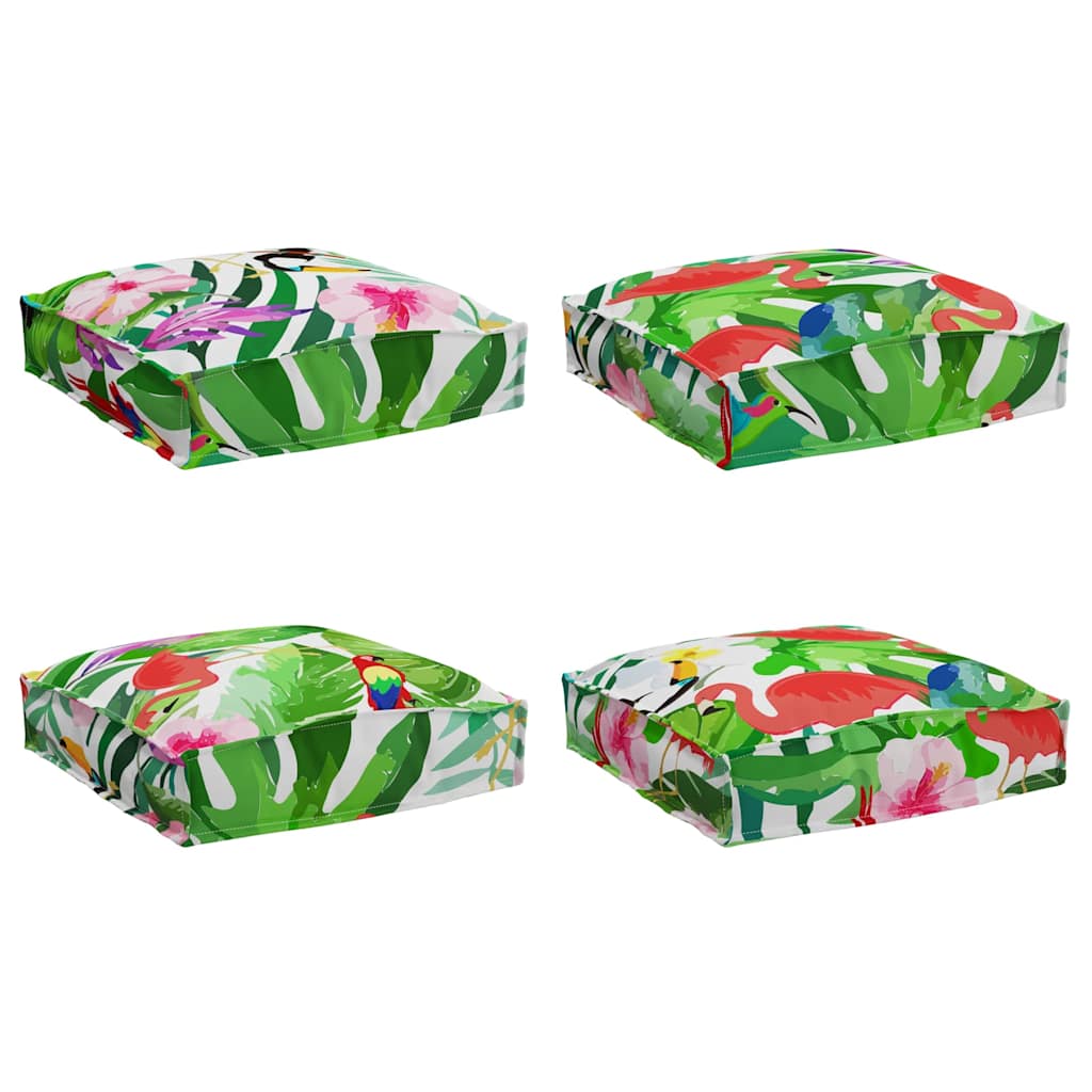 Kissen 2 pcs Anthrazit 40 x 40 x 8 cm Oxford-Stoff