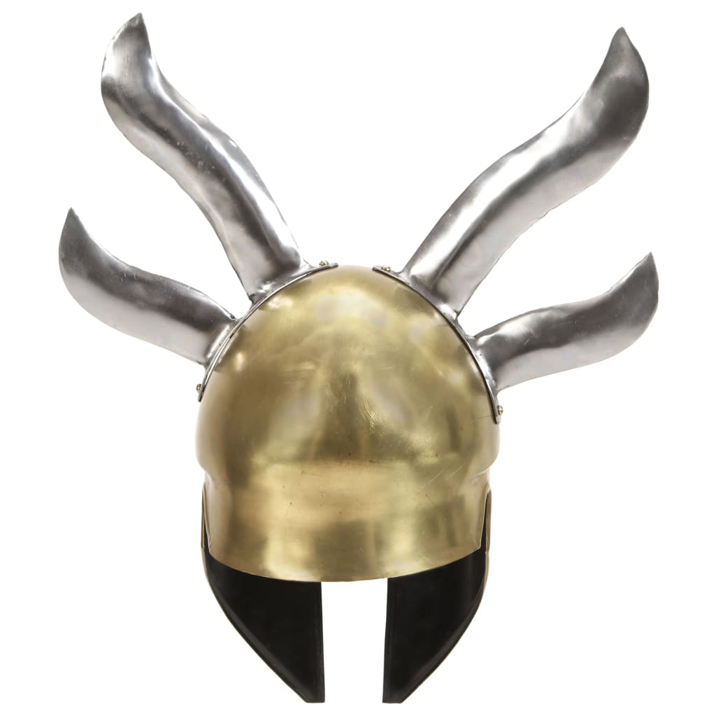 Preußische Pickelhaube Antik Replik für LARP Schwarz Stahl
