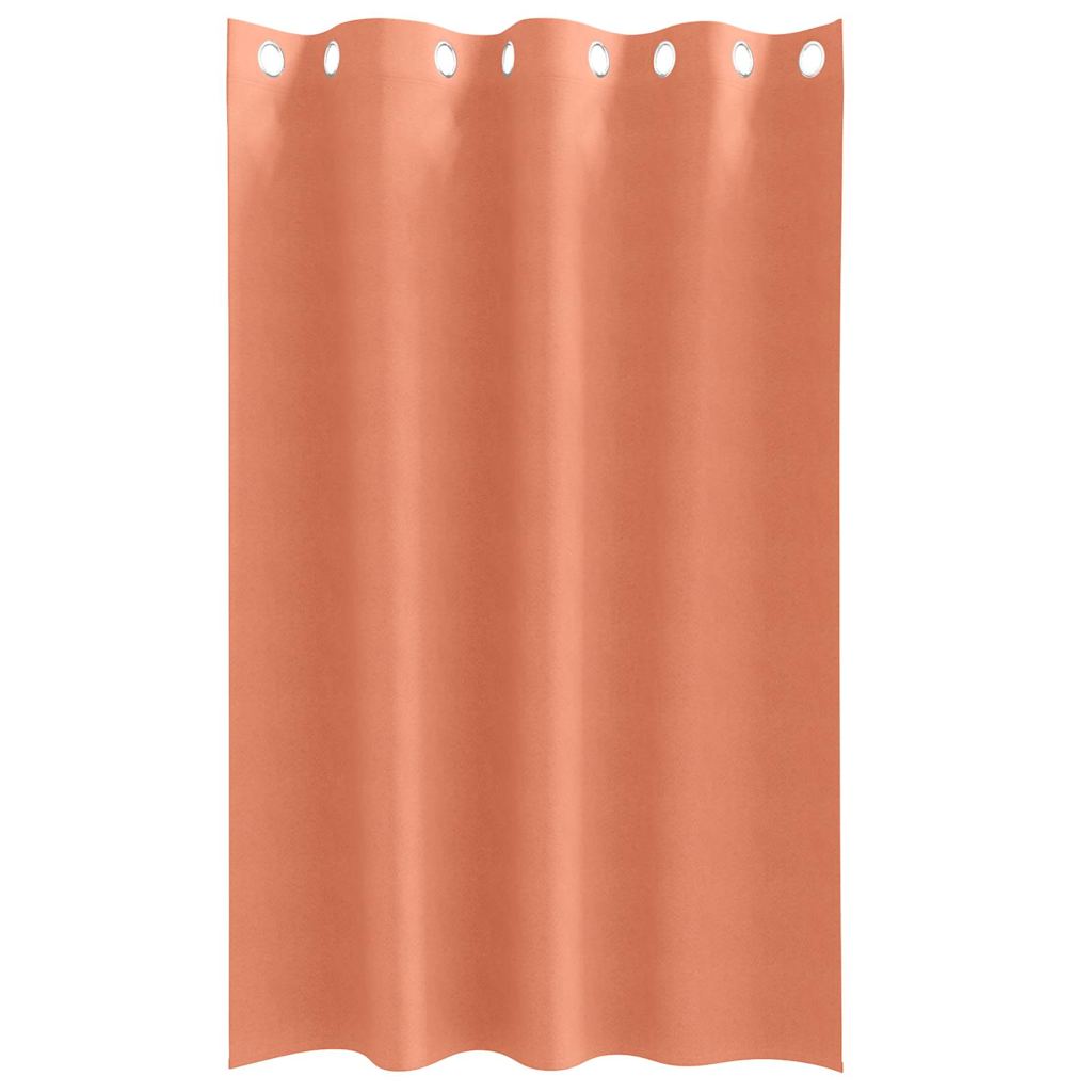 Verdunkelungs-Vorhänge mit Ringen 2 pcs Beige 140 x 140 cm