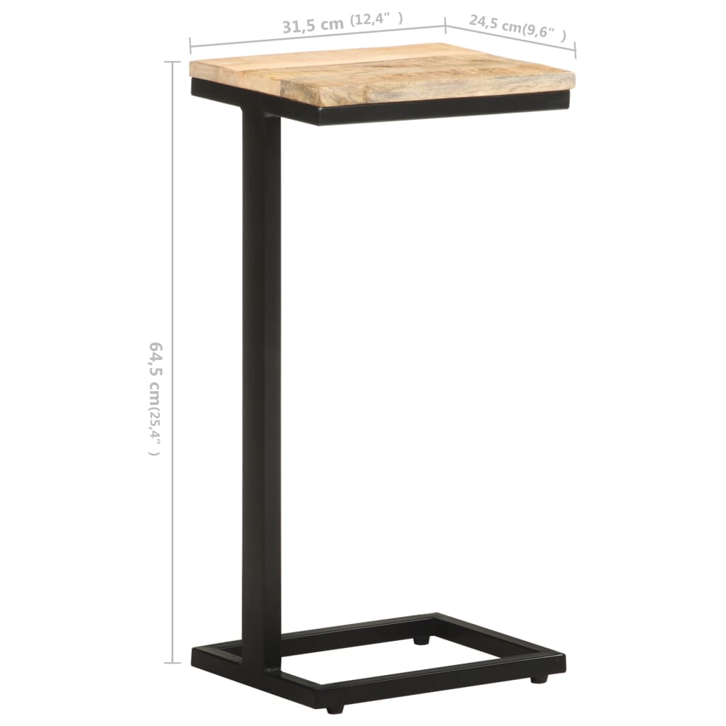 Beistelltische 2 Stk. 31,5x24,5x64,5 cm Massivholz Akazie