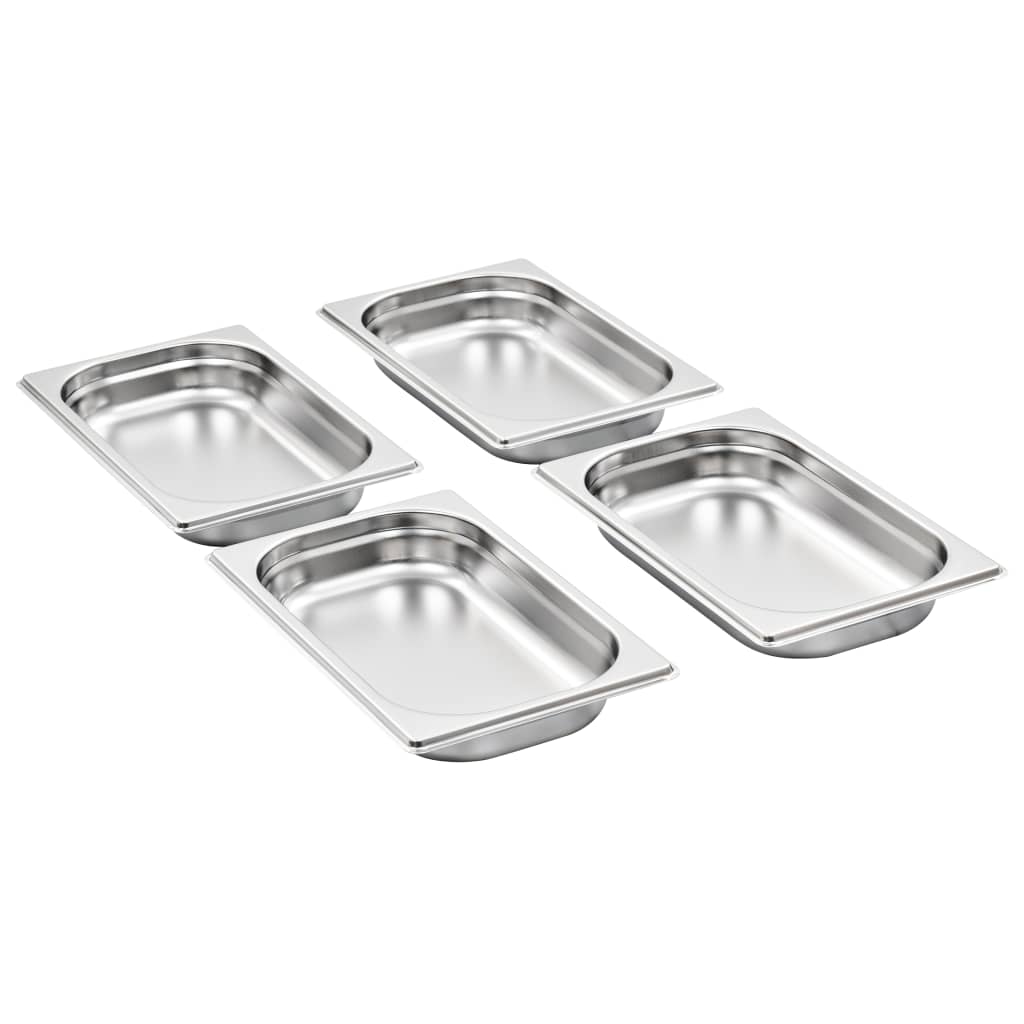 Gastronormbehälter 12 Stk. GN 1/4 20 mm Edelstahl