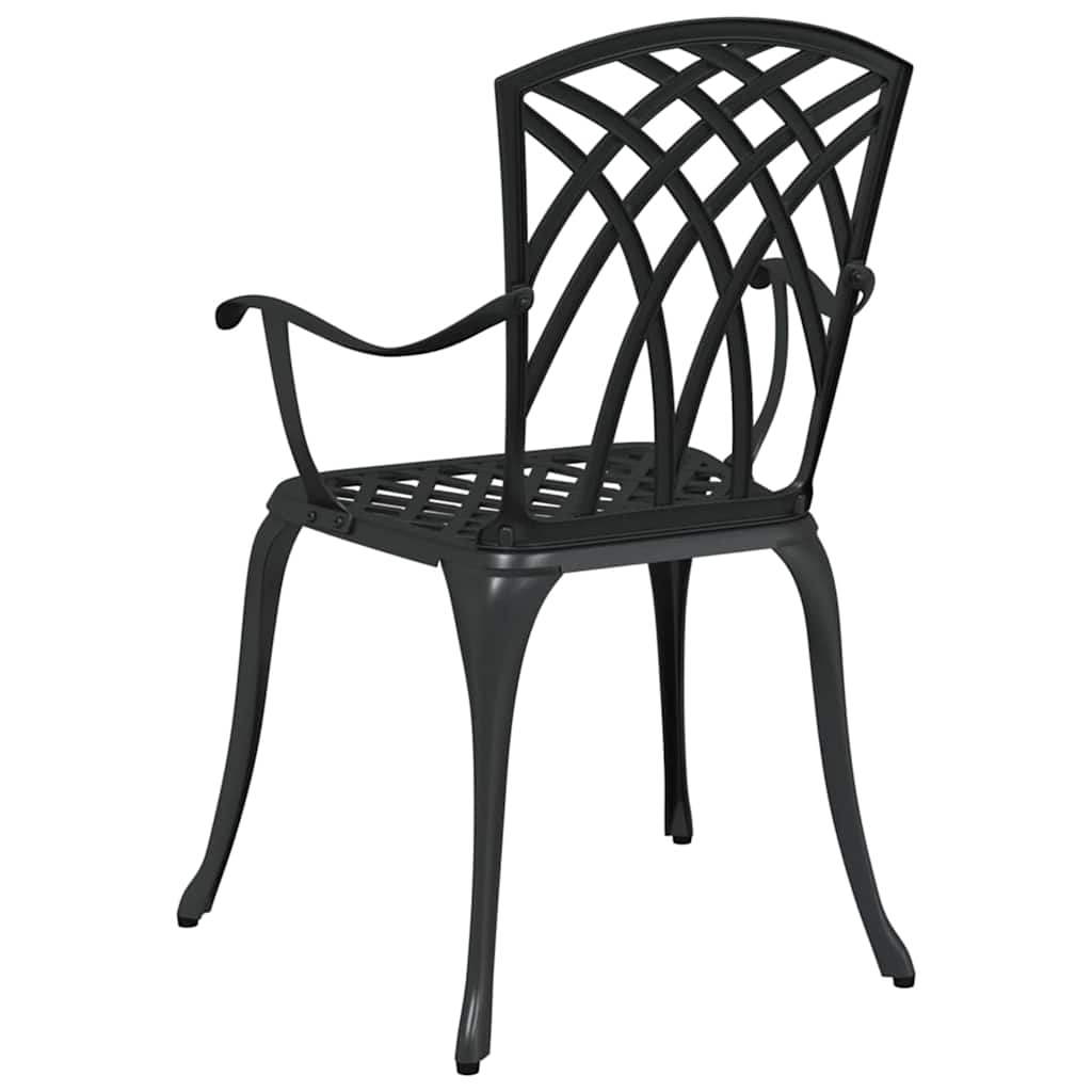 Gartenstuhl 2 pcs Bronze 53 x 51 x 88,5 cm Aluminium