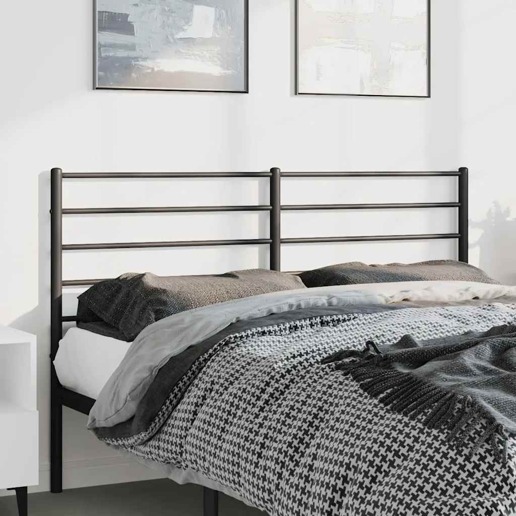 Ersatz-Kopfteil Metall Schwarz 80 cm