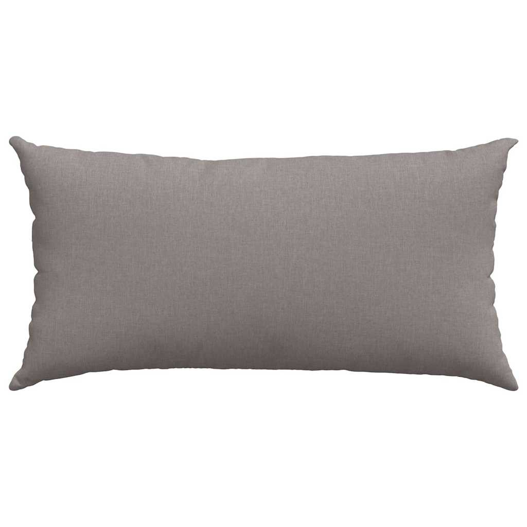 Sofakissen 2 pcs Hellgrau 50 x 30 cm Stoff