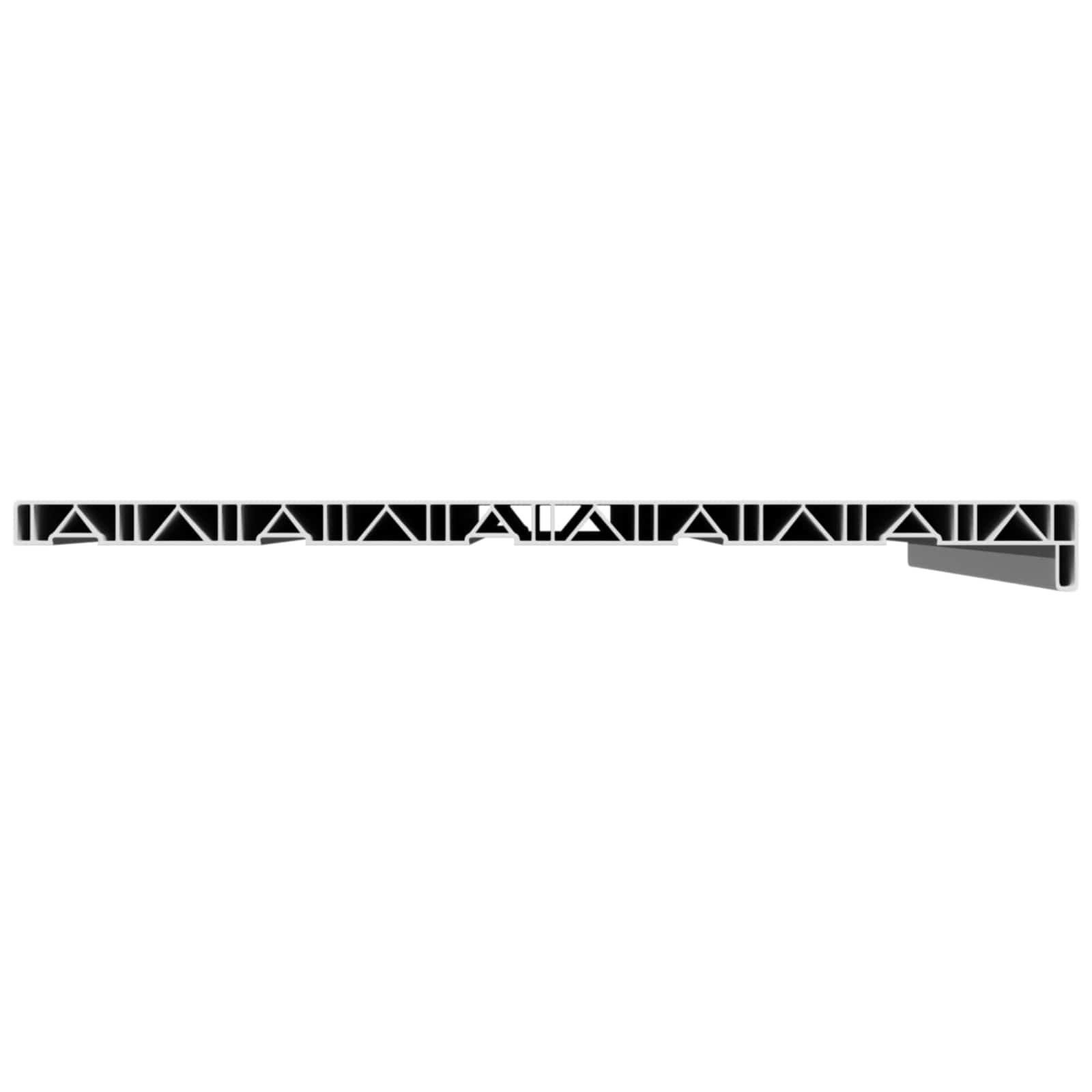 Fensterbank Weiß 60 x 10 x 4,5 cm PVC