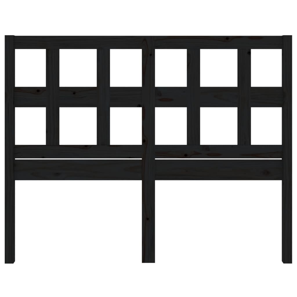 Kopfteil Grau 80,5x4x100 cm Massivholz Kiefer