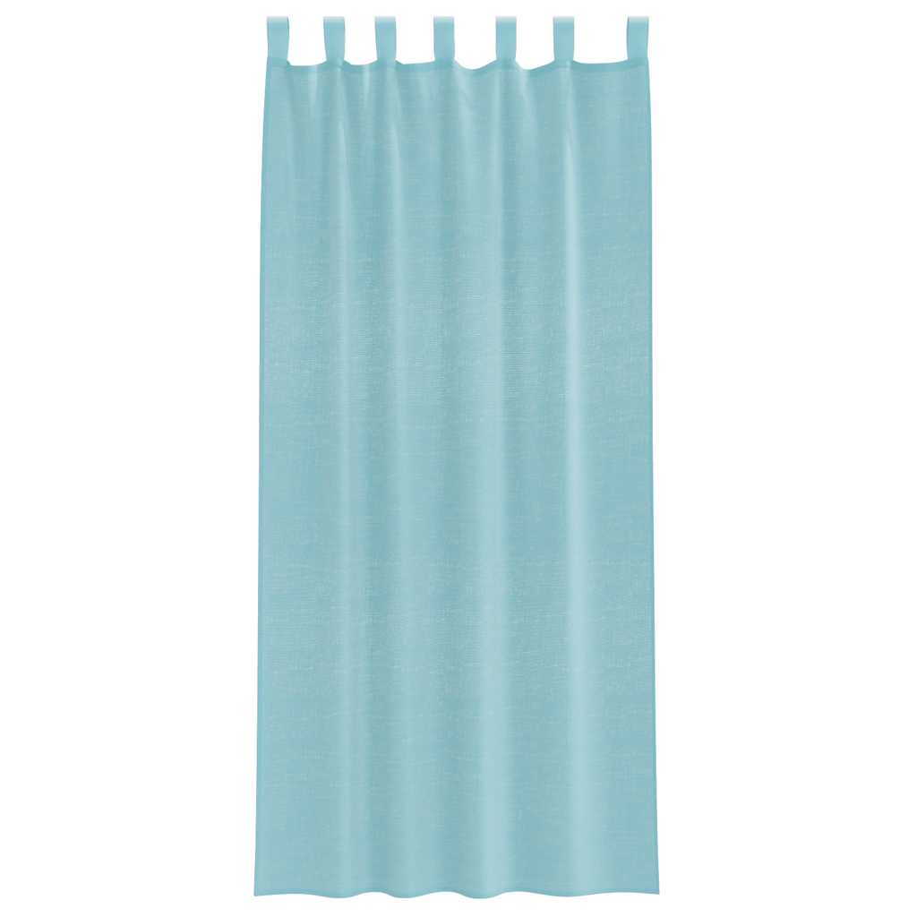 Voile Vorhänge mit Ösen 2 Stk. Apfelgrün 140x140 cm