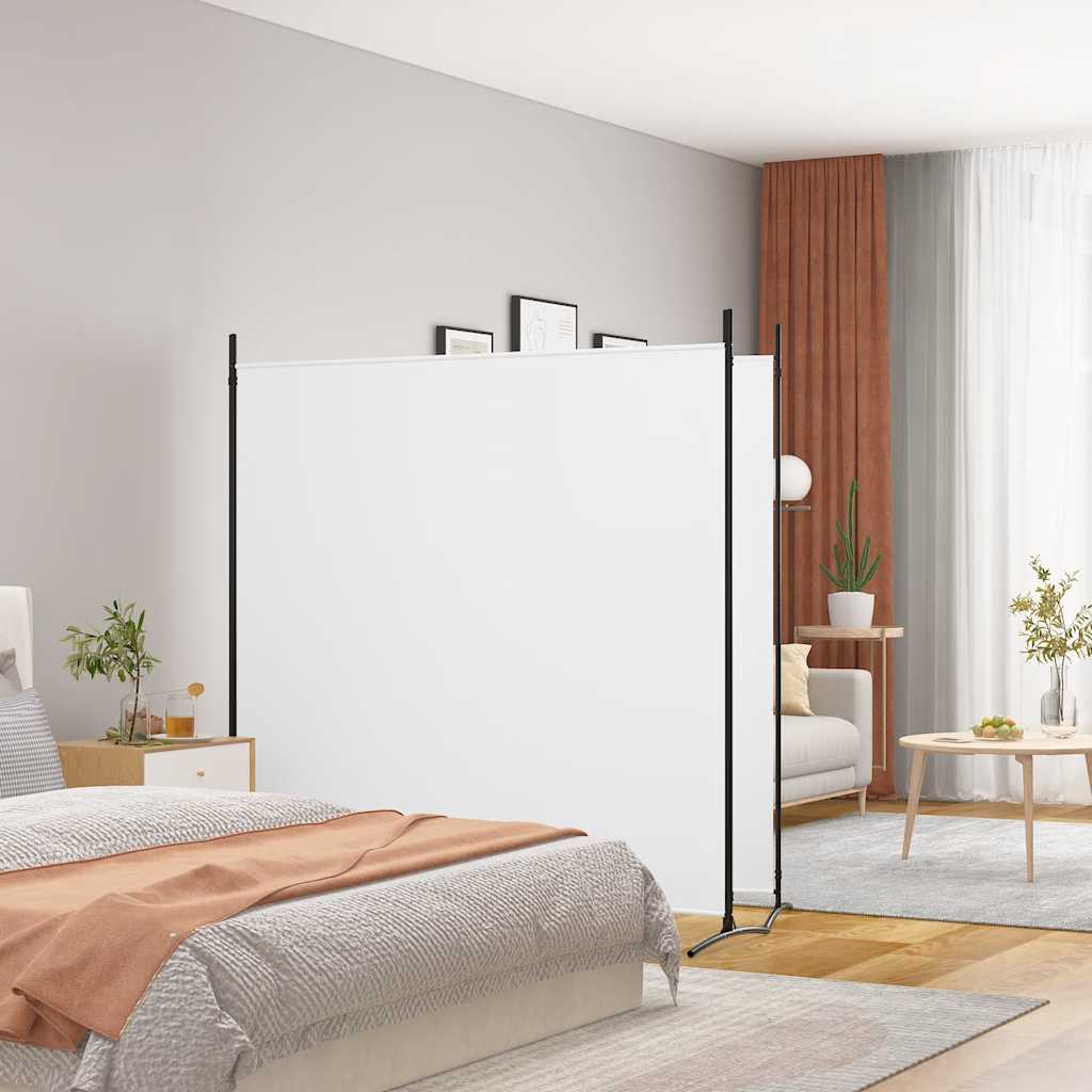 Einzel Panel Raumteiler Beige 175 x 180 cm Stoff
