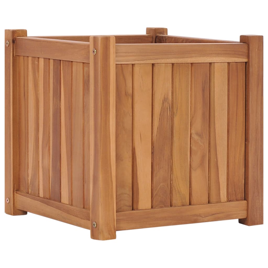 Hochbeet 150x30x25 cm Massivholz Teak