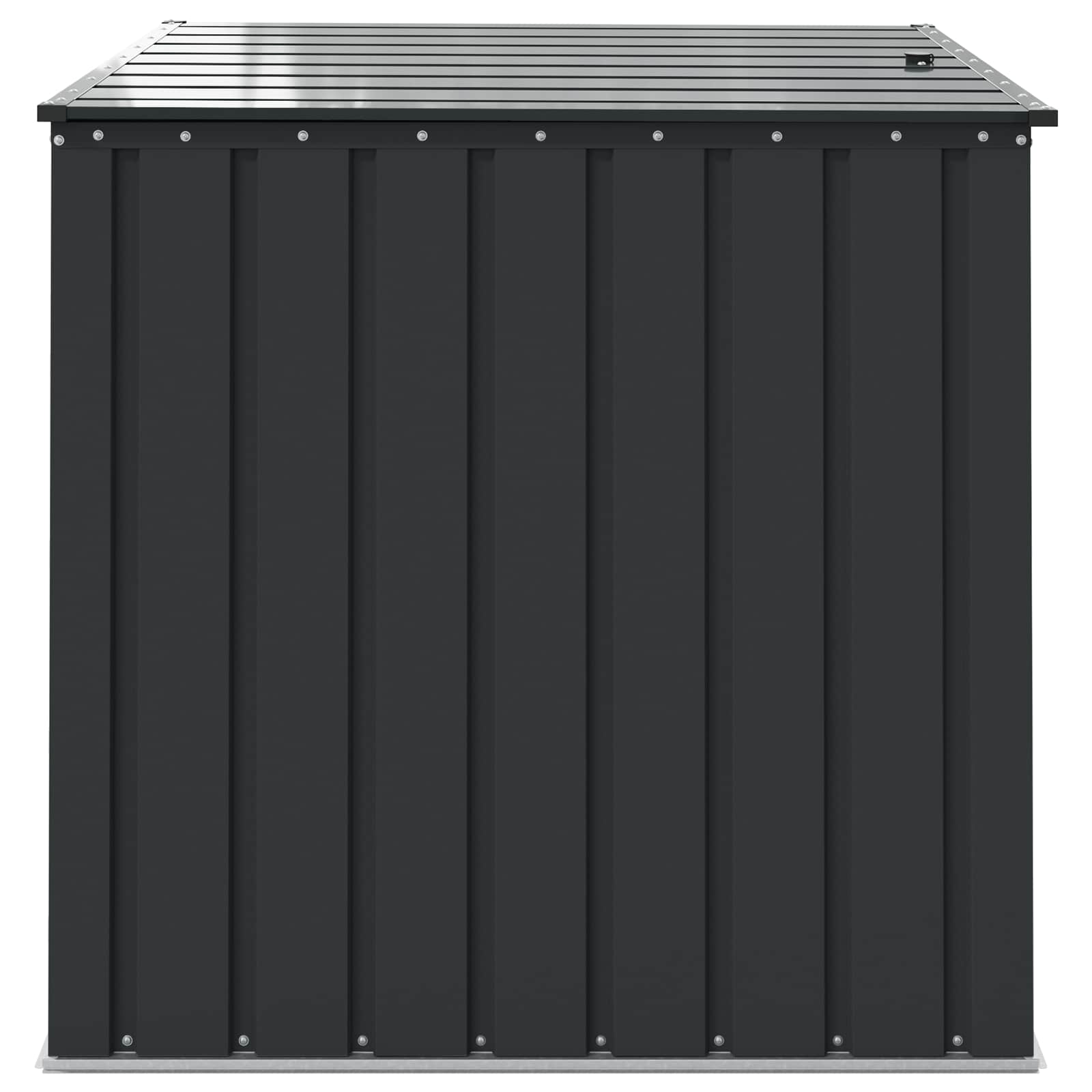 Gartenlagerbox Schwarz 101,5 x 57 x 100,5 cm Stahl