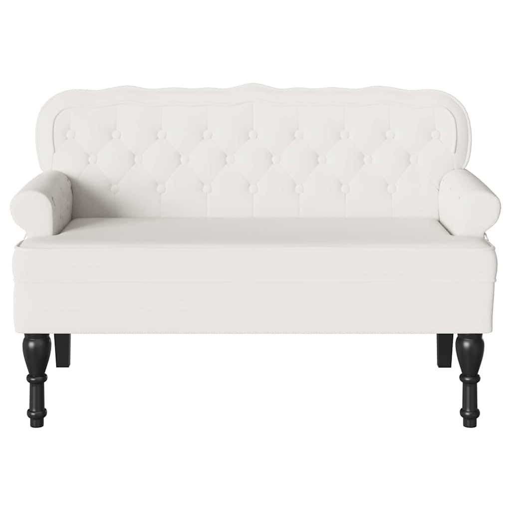 Chesterfield Bank Braun 119,5 x 64,5 x 75 cm Kunstleder