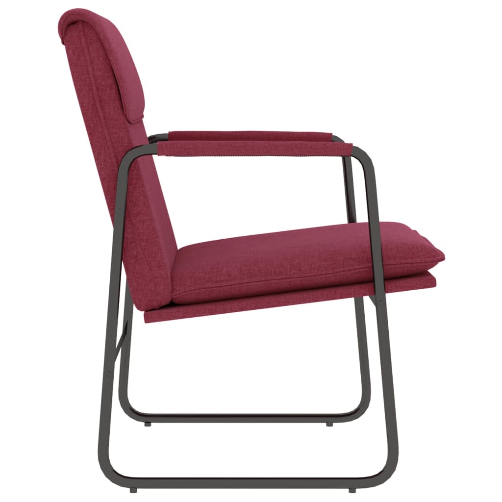 Loungesessel Hellgrau 55x64x80 cm Stoff