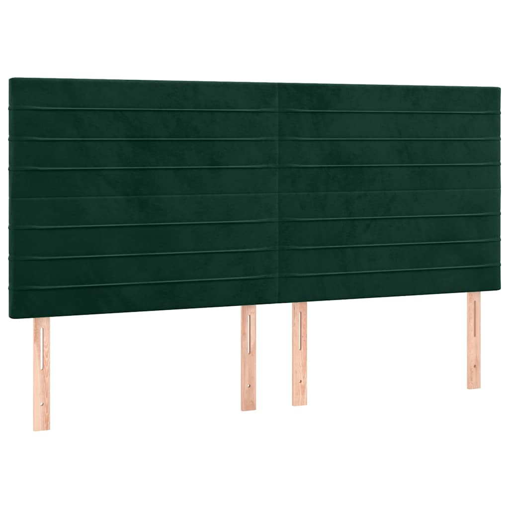 Kopfteil Hellgrau 80x5x118/128 cm Samt
