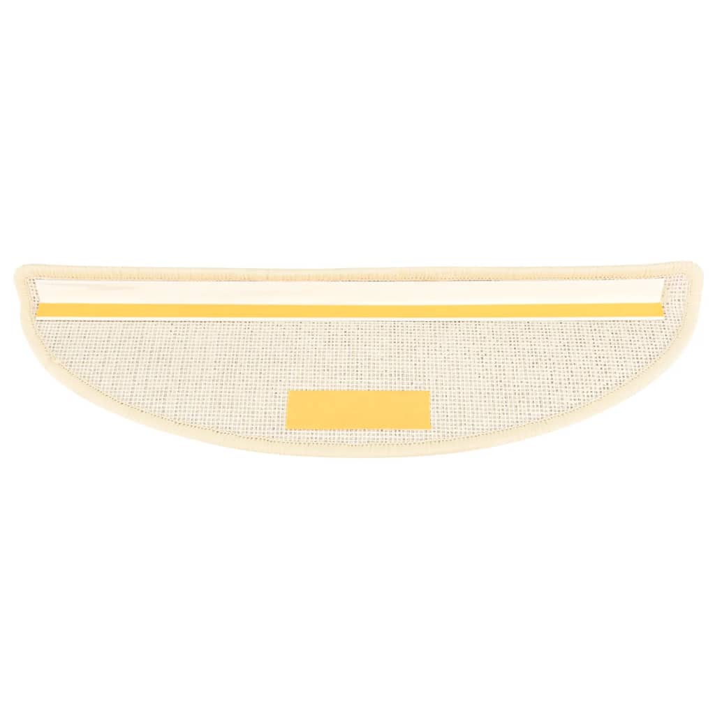Stufenmatten 15 Stk. 56x17x3 cm Grau Halbrund