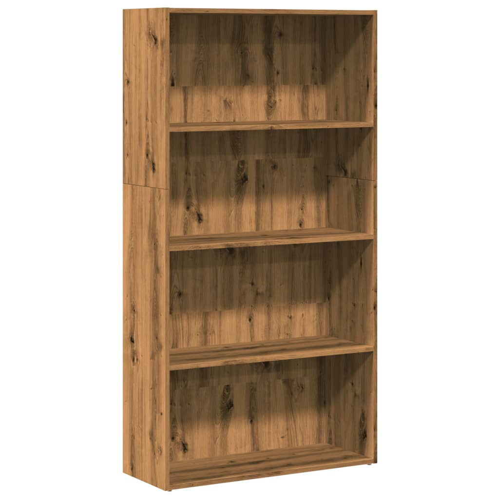 Bücherregal Weiß 80x30x189 cm Holzwerkstoff