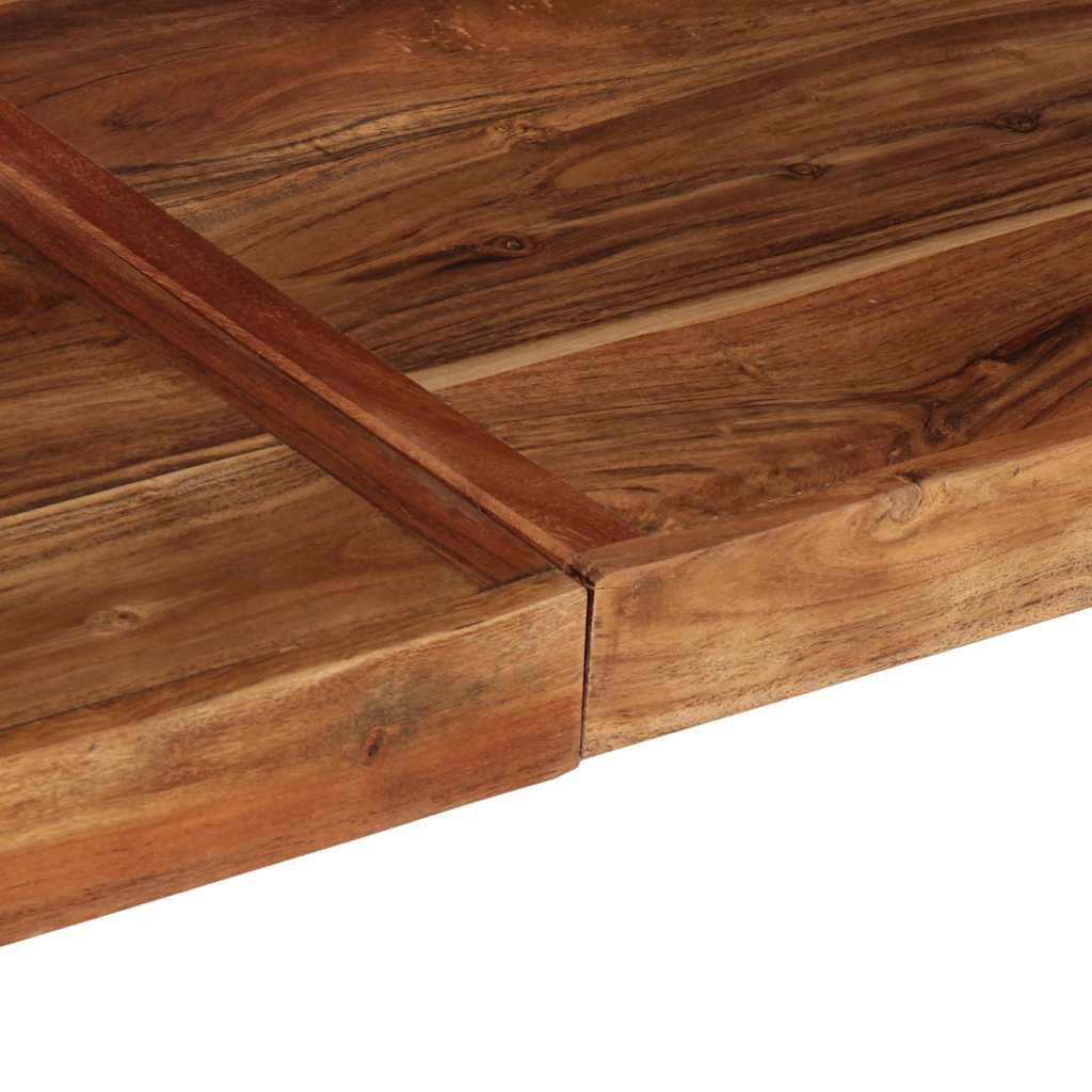 Bücherregal mit 4 Böden 80x40x180 cm Altholz Massiv