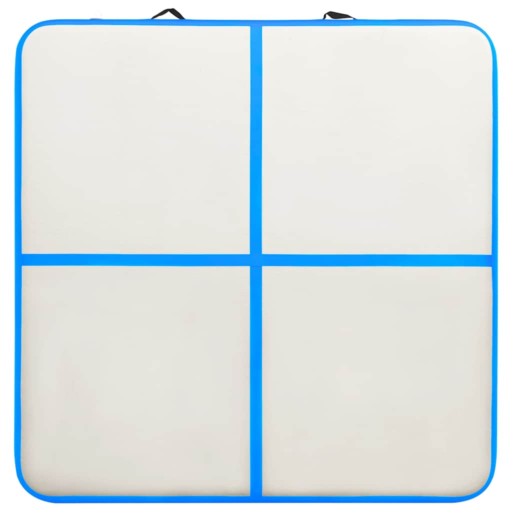 Aufblasbare Gymnastikmatte mit Pumpe 300×100×10 cm PVC Rosa