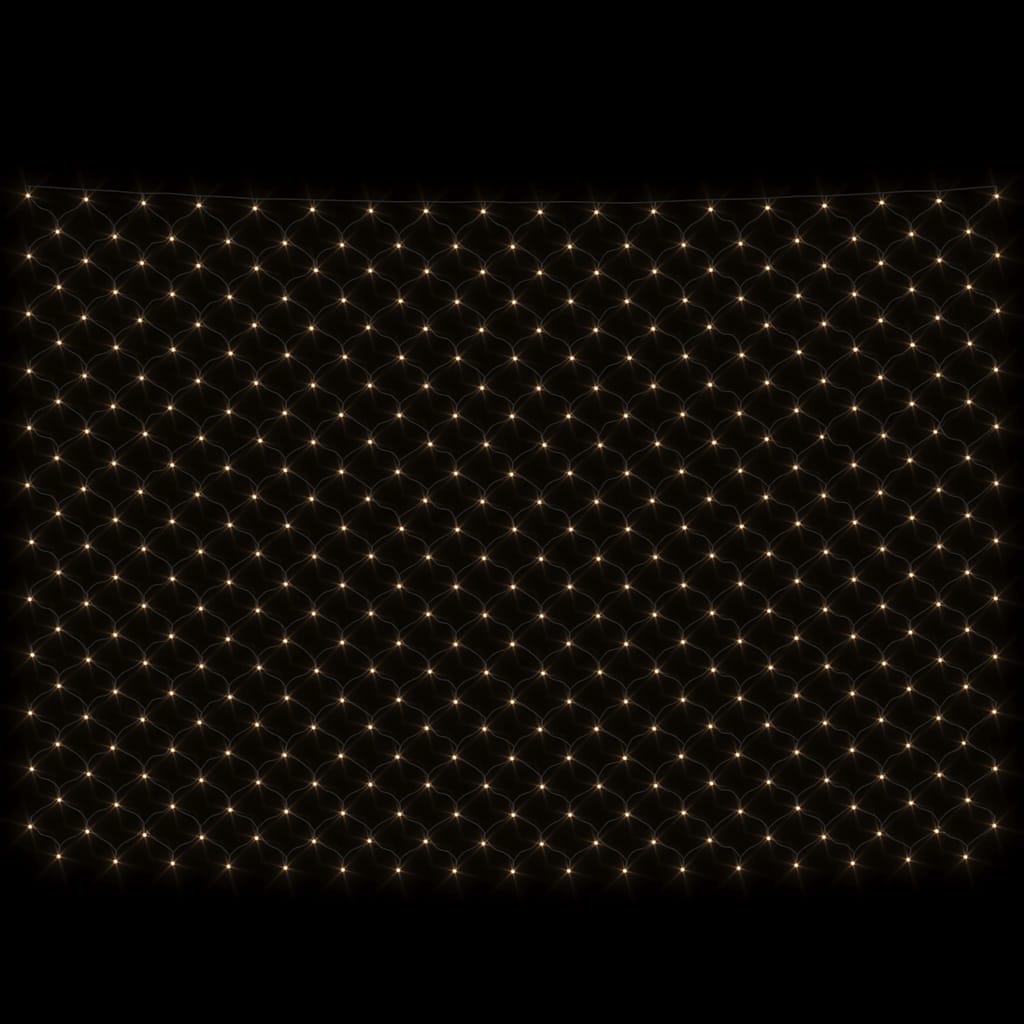 LED-Lichternetz Warmweiß 3x2 m 204 LEDs Indoor Outdoor