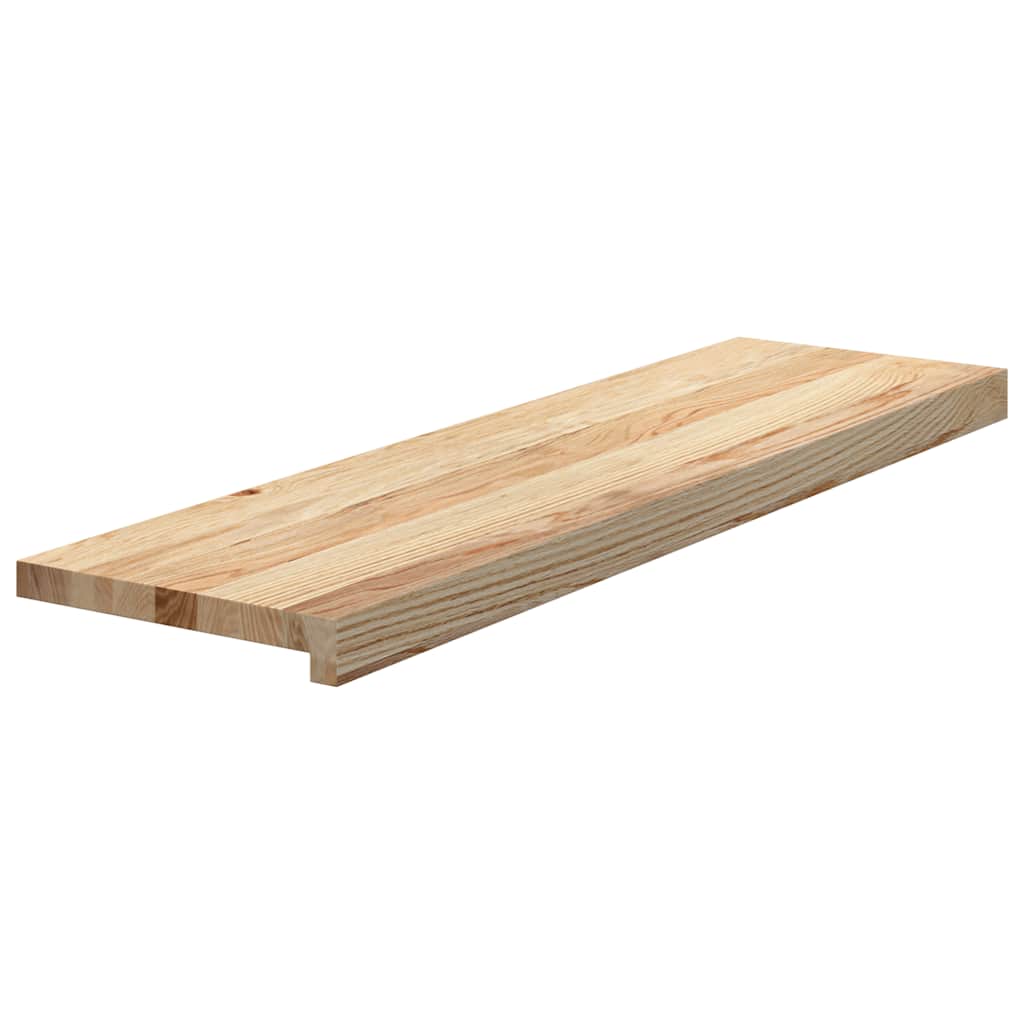Treppenstufen 4 Stk. Unbehandelt 70x25x2 cm Massivholz Eiche