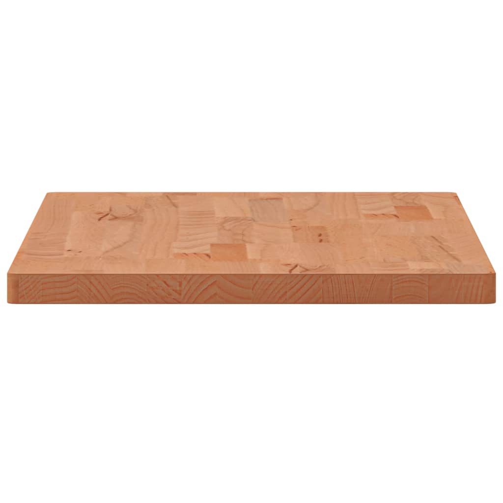 Tischplatte 80x40x1,5 cm Rechteckig Massivholz Buche