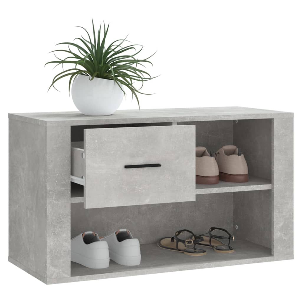 Schuhschrank Weiß 80x35x45 cm Holzwerkstoff