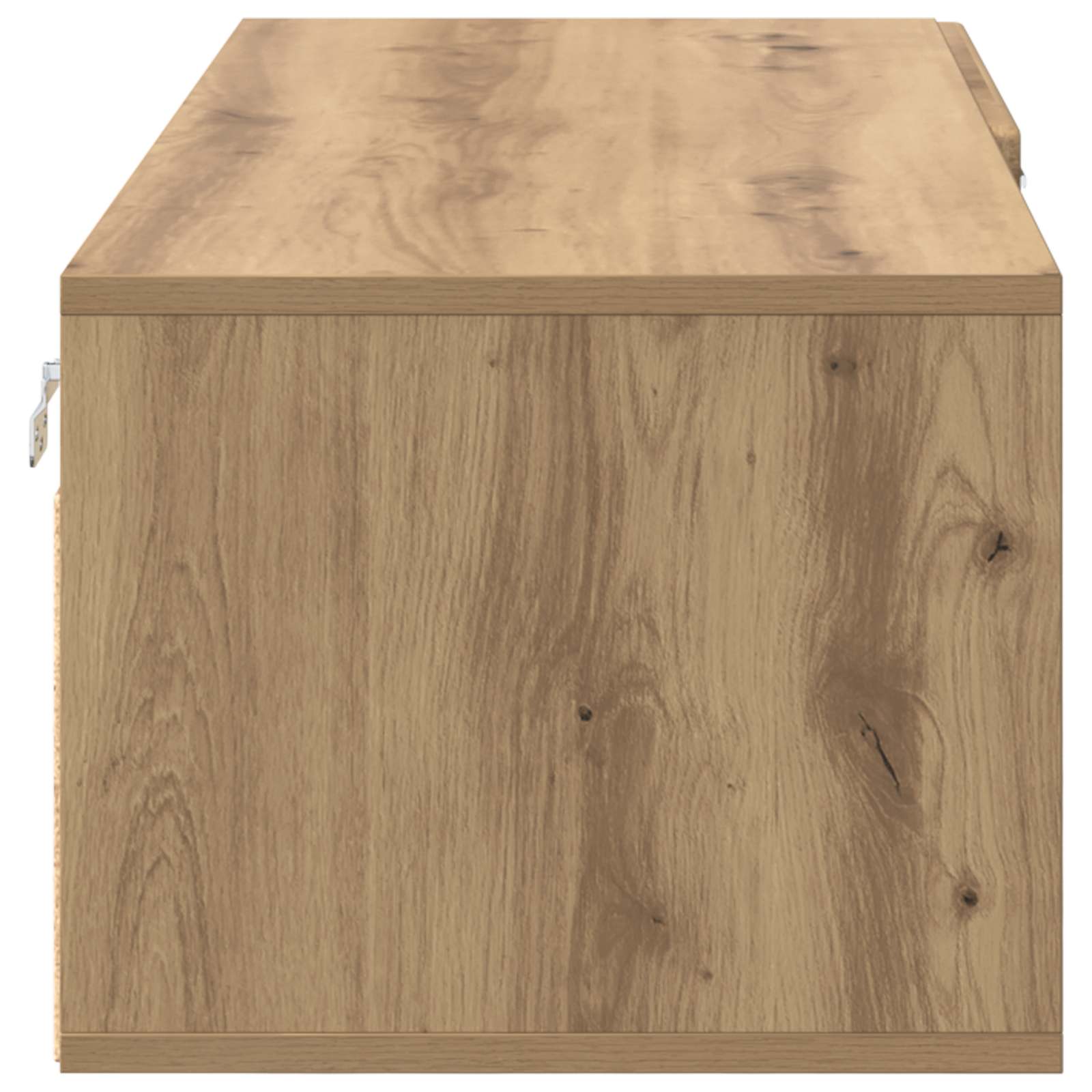 Highboard mit Regal FLORIN Weiß 60 x 35 x 182 cm Holzwerkstoff