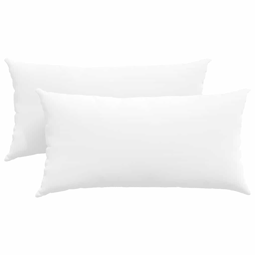 Sofakissen 2 pcs Hellgrau 50 x 30 cm Stoff