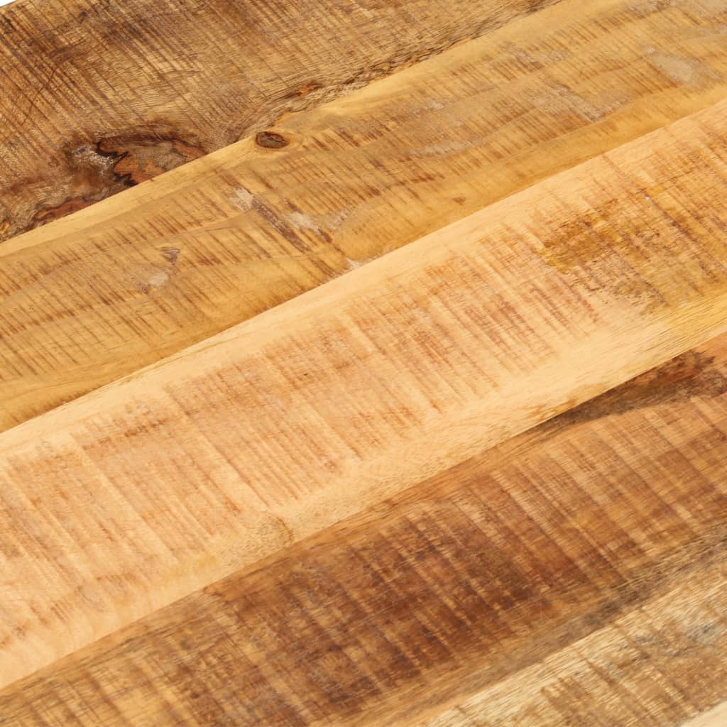 Tischplatte 110x40x2,5 cm Oval Massivholz Mango