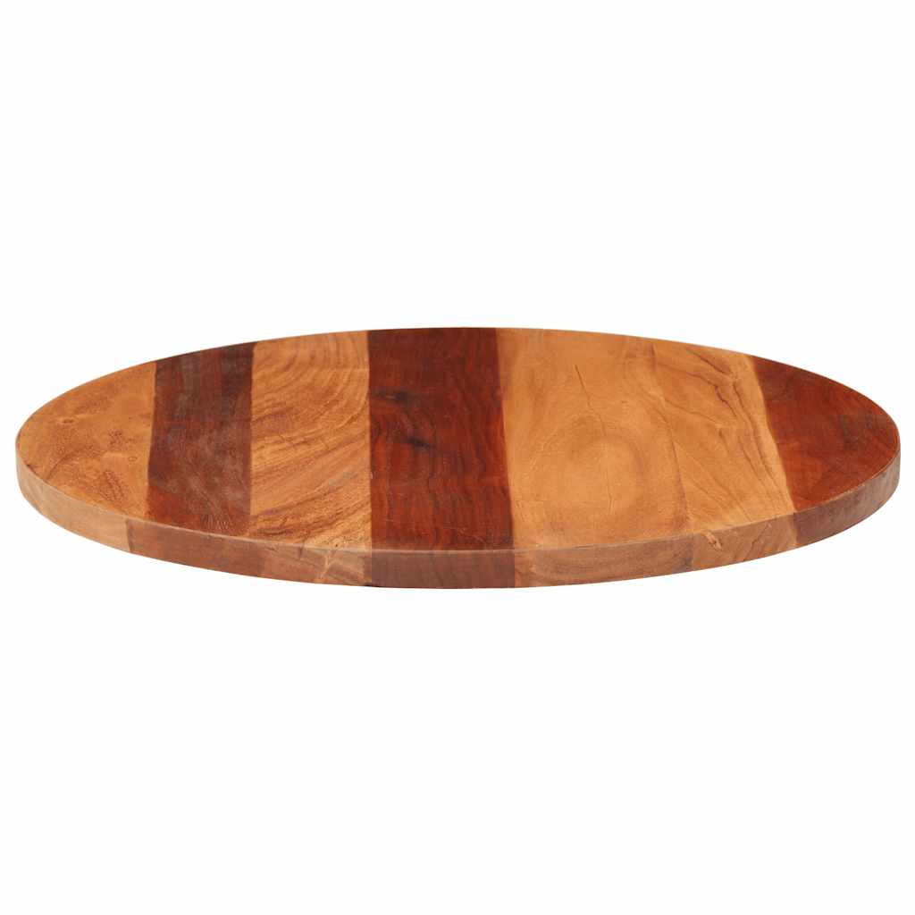 Tischplatte Massivholz Akazie Rund 15-16 mm 40 cm
