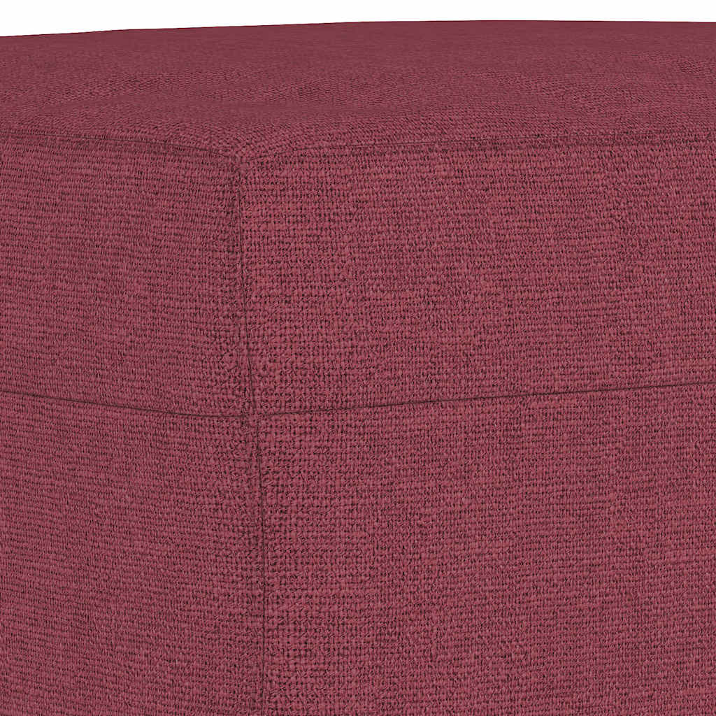 Fußhocker Hellgrau 60x50x41 cm Stoff