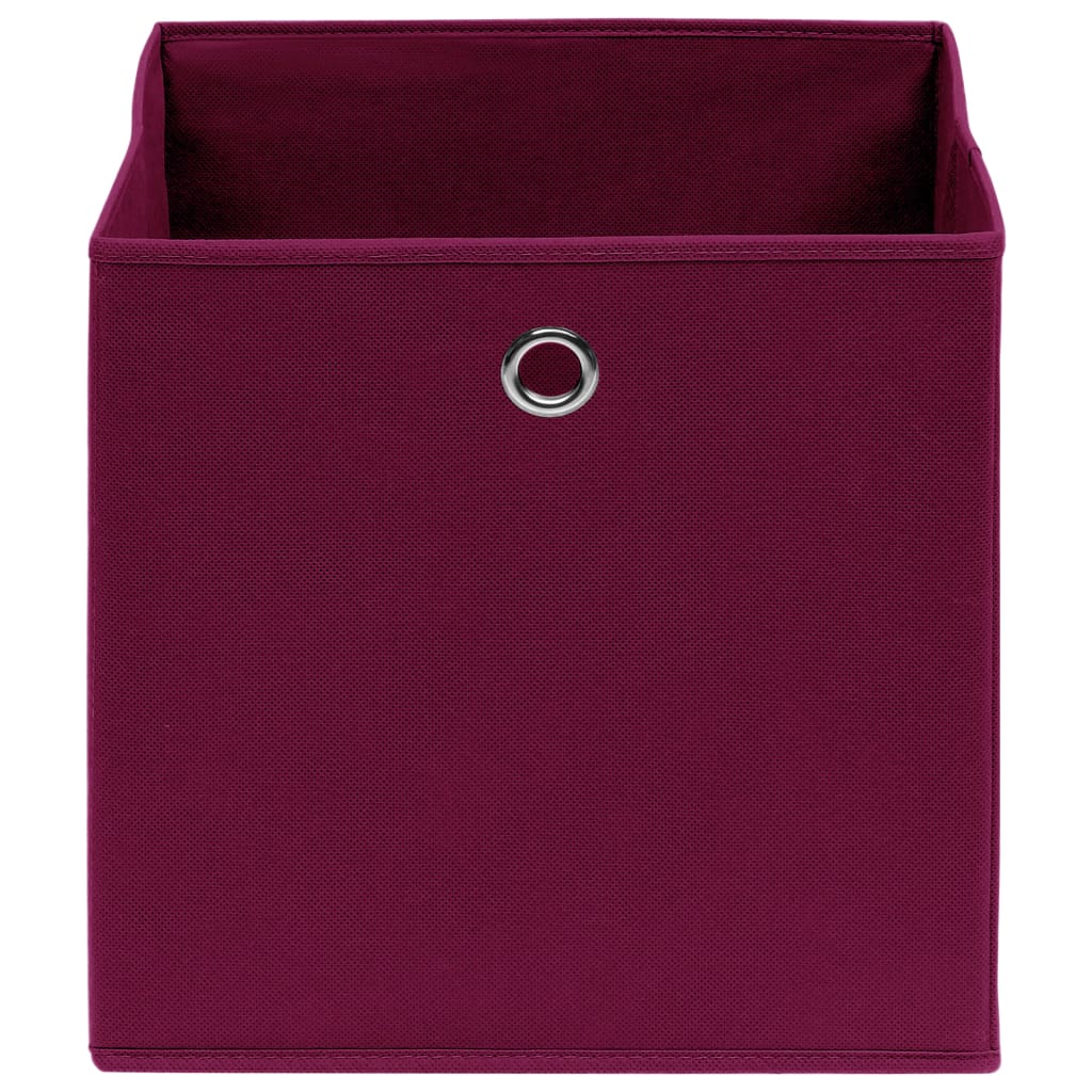Aufbewahrungsboxen mit Deckeln 10 Stk. 28x28x28 cm Schwarz