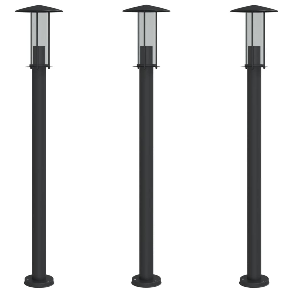Wegeleuchte Silbern 60 cm Edelstahl