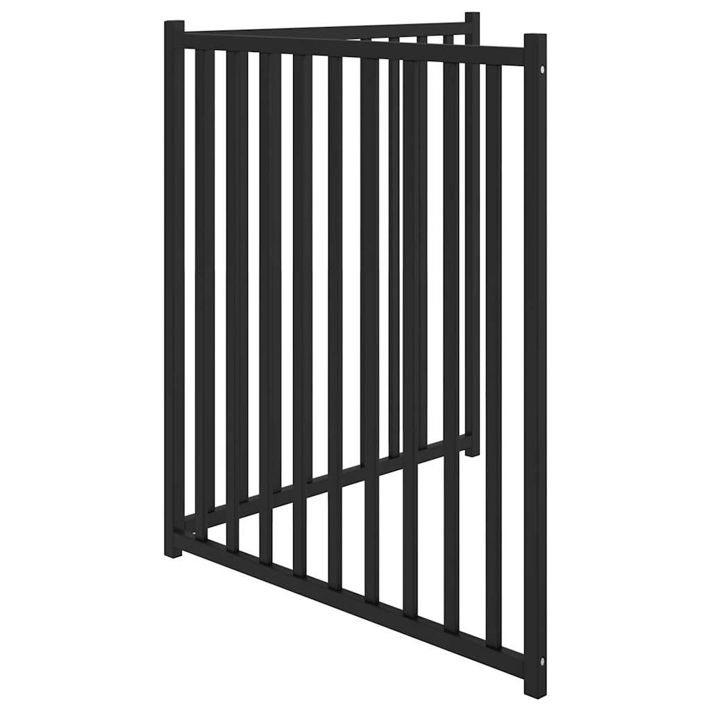 3-tlg. Hundetor Faltbar 150 cm Massivholz Tanne