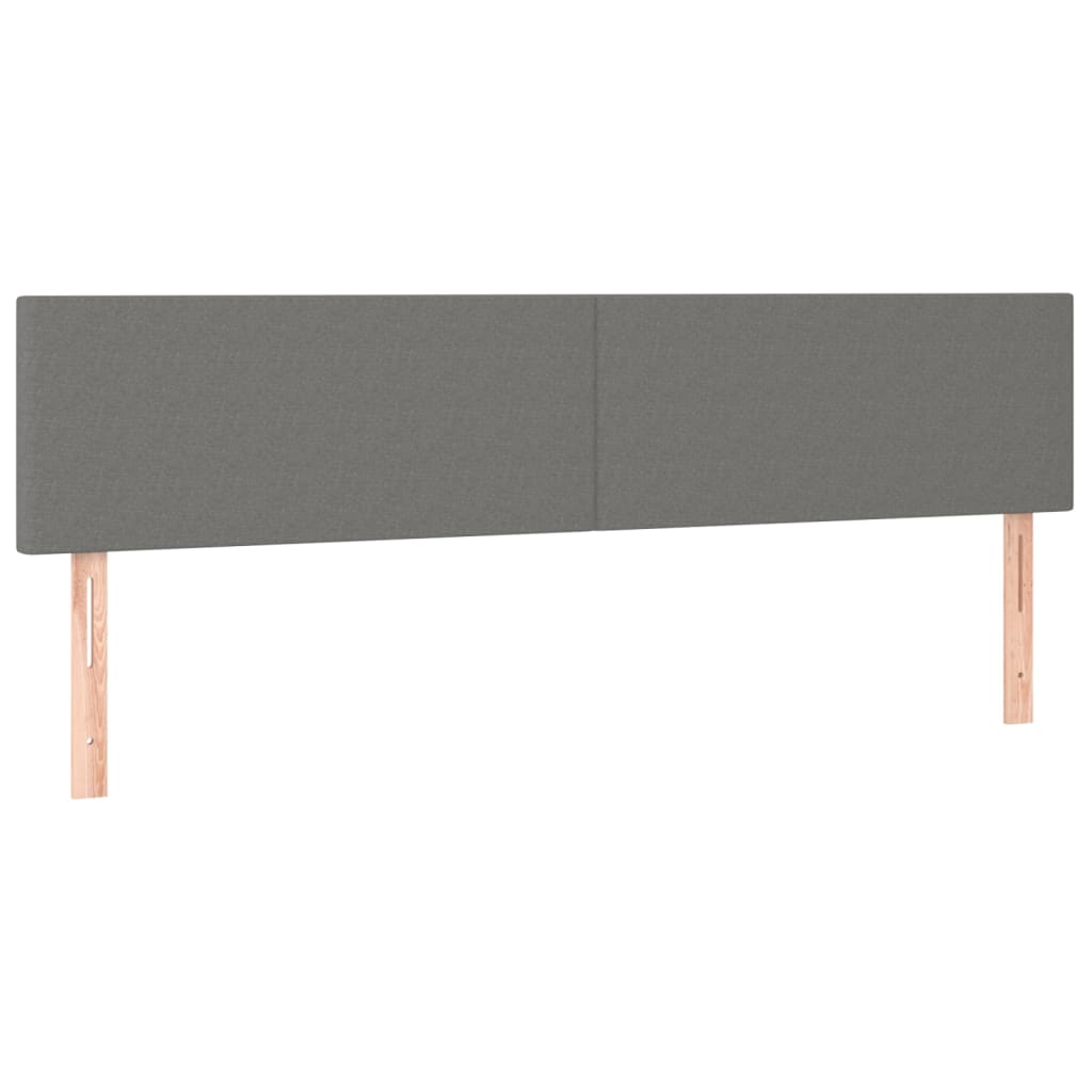 Kopfteil Hellgrau 80x5x118/128 cm Stoff