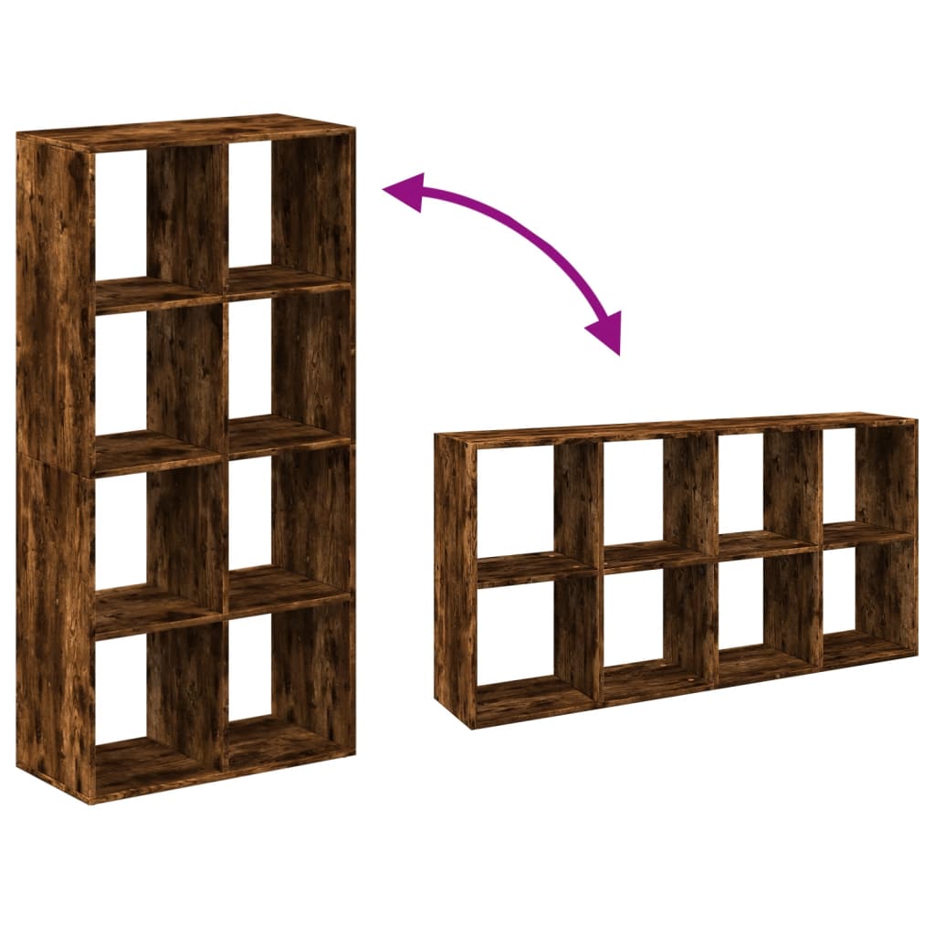 Bücherregal Weiß 137,5x29x137,5 cm Holzwerkstoff
